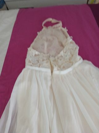 Vestido novia blanco - Talla S