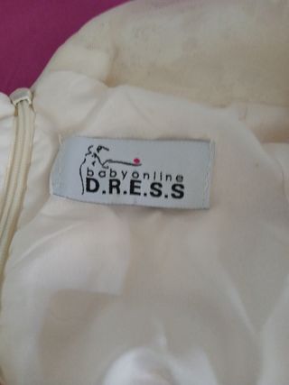Vestido novia blanco - Talla S