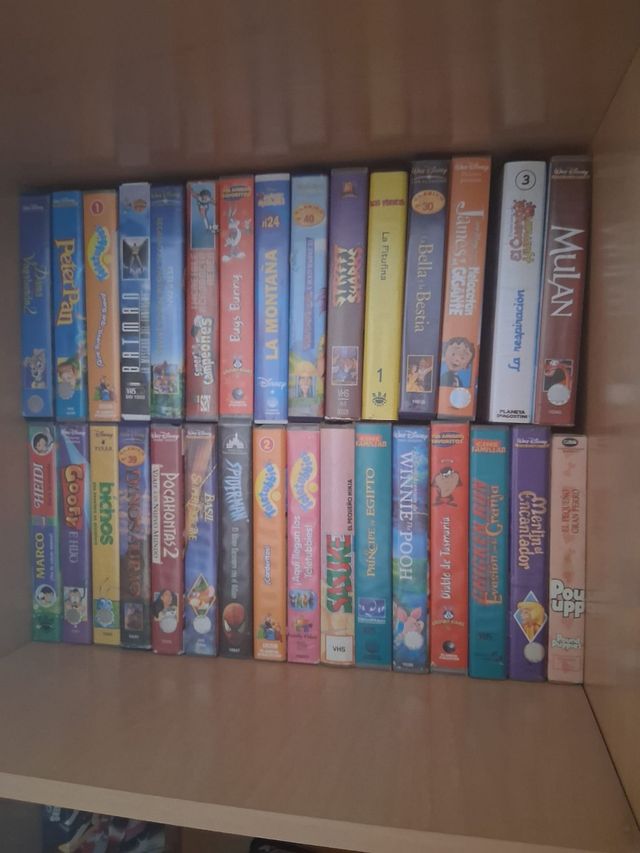 Lote de 35 cintas VHS infantiles Disney
