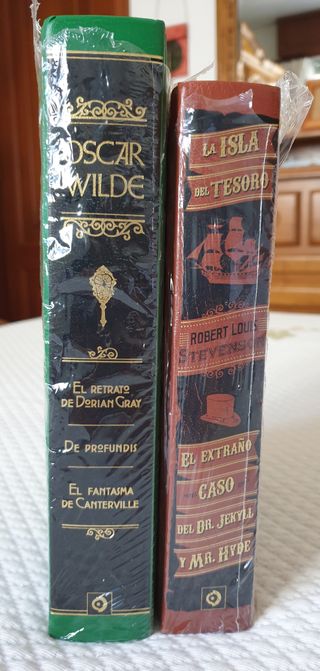 Obras de Oscar Wilde y Robert Louis Stevenson