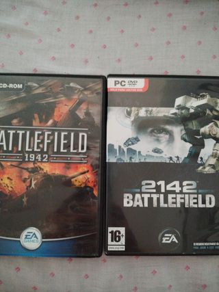 Juego de Pc Battlefield 1942 & 2142