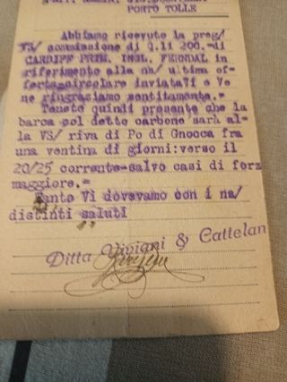 Cartolina Viviani & Cattelan 1926