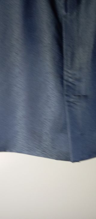 Falda azul seda salvaje
