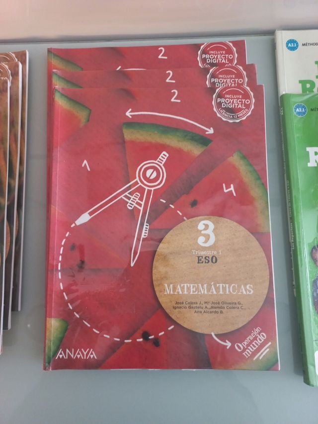 Libros 3°ESO Colegio Niño Jesús