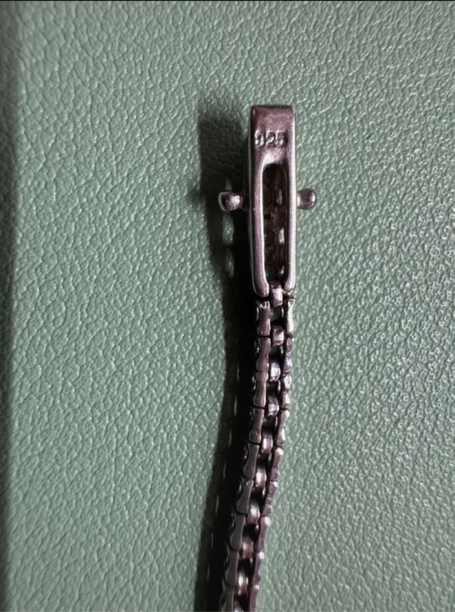 Bracciale tennis Fabiani cuore blu