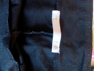 Mallas negras vestir - formales con botones dorado