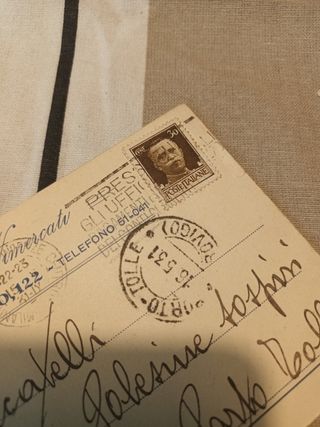 Cartolina postale Italia 1931
