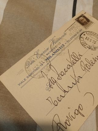 Cartolina postale Italia 1931