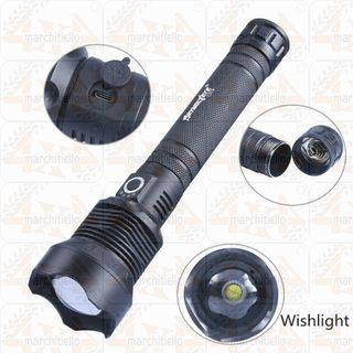 Torcia LED Zoom Ricaricabile