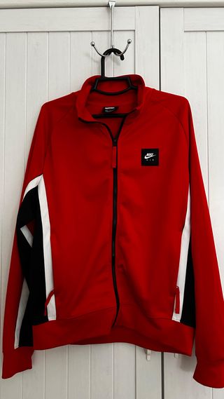 Chaqueta Nike Air roja L – Streerwear Hombre