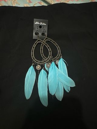 Pendientes plumas - Colores surtidos