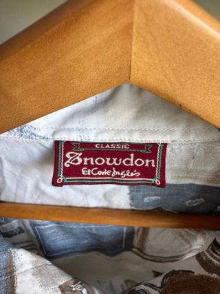 Camisa vintage manga corta con cintura adaptable