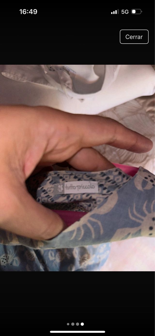 Vestido niña TuttoPiccolo cangrejos 10 años