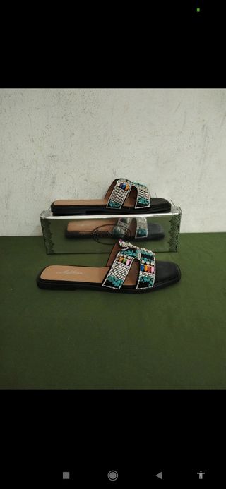 Sandalias planas Melissa multicolor