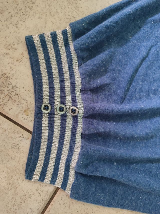 Maglia blu e argento tg. XXL