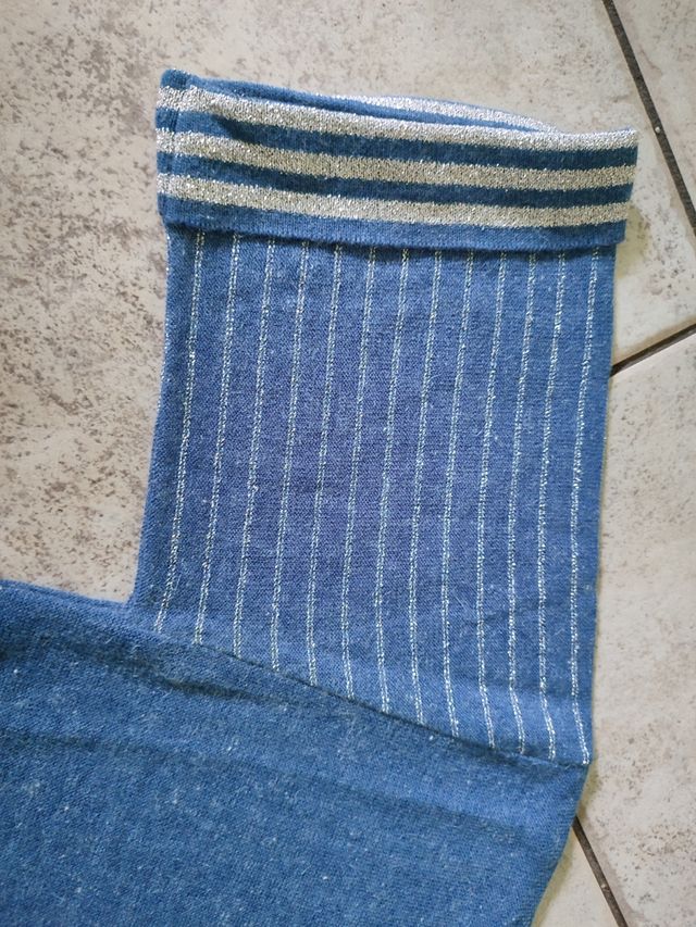 Maglia blu e argento tg. XXL