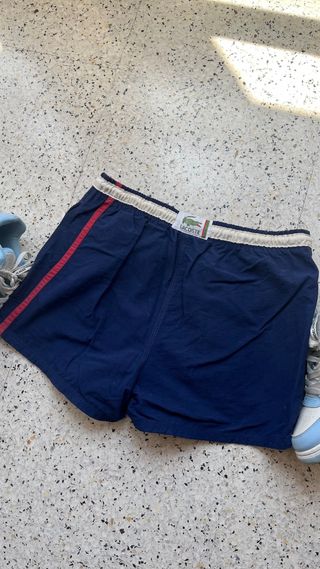 Bañador Lacoste Vintage Azul