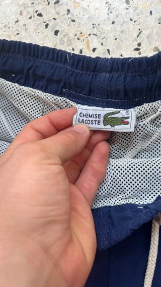 Bañador Lacoste Vintage Azul