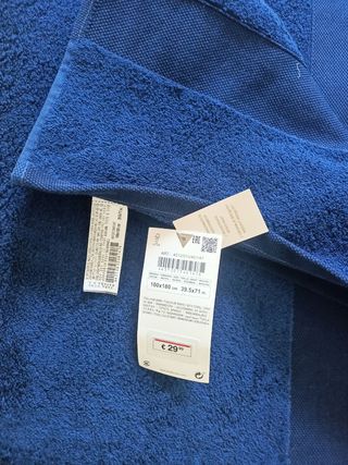 Toalla Zara Home azul