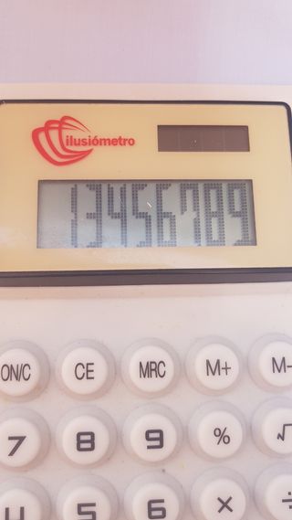 Calculadora vintage Ilusiometro