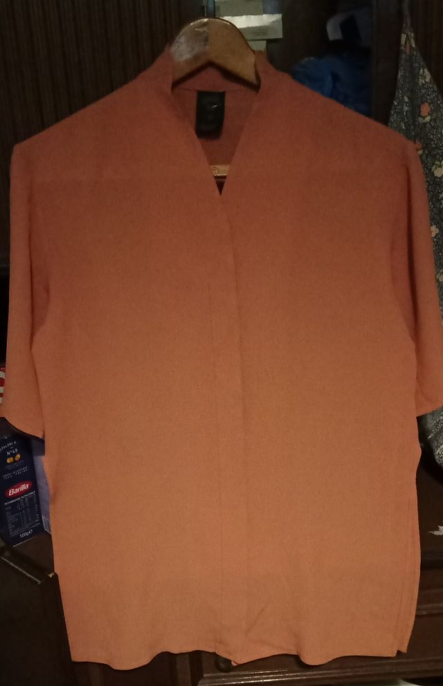 Camicia Jean Paul Gaultier arancio di seta