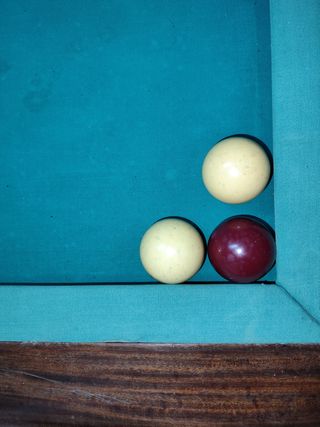 Mesa billar francés antigua. F. Cuevas