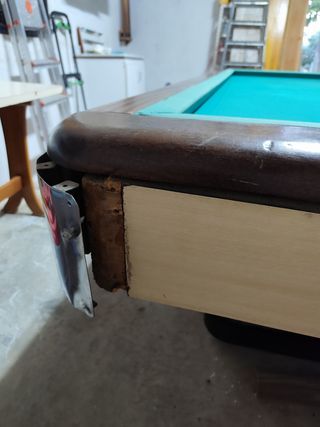 Mesa billar francés antigua. F. Cuevas