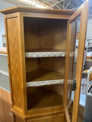 Mueble esquinero madera pino