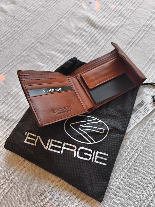 Cartera hombre Energie marrón