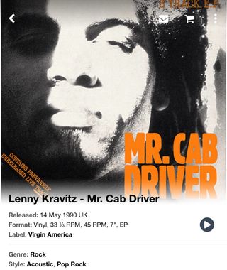 Lenny Kravitz - Mr. Cab Driver (Single)