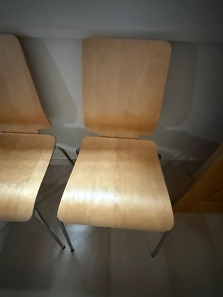 6 Sillas Ikea Gilbert madera