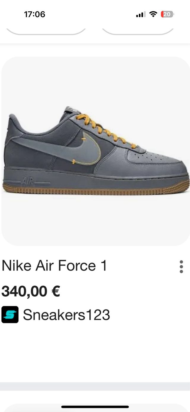 Nike Air Force 1 Gris 45.5