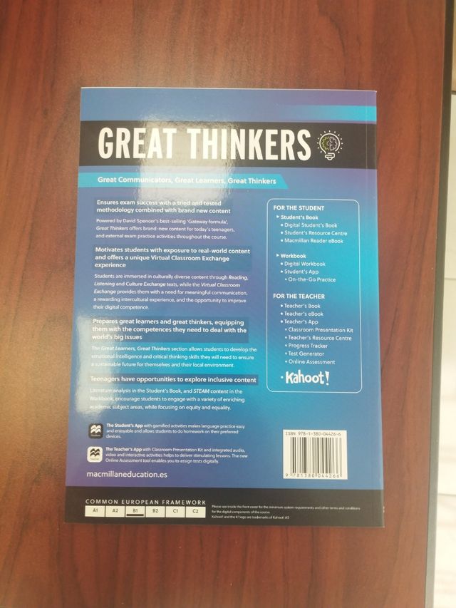 GREAT THINKERS B1 Student's and Digital Student's