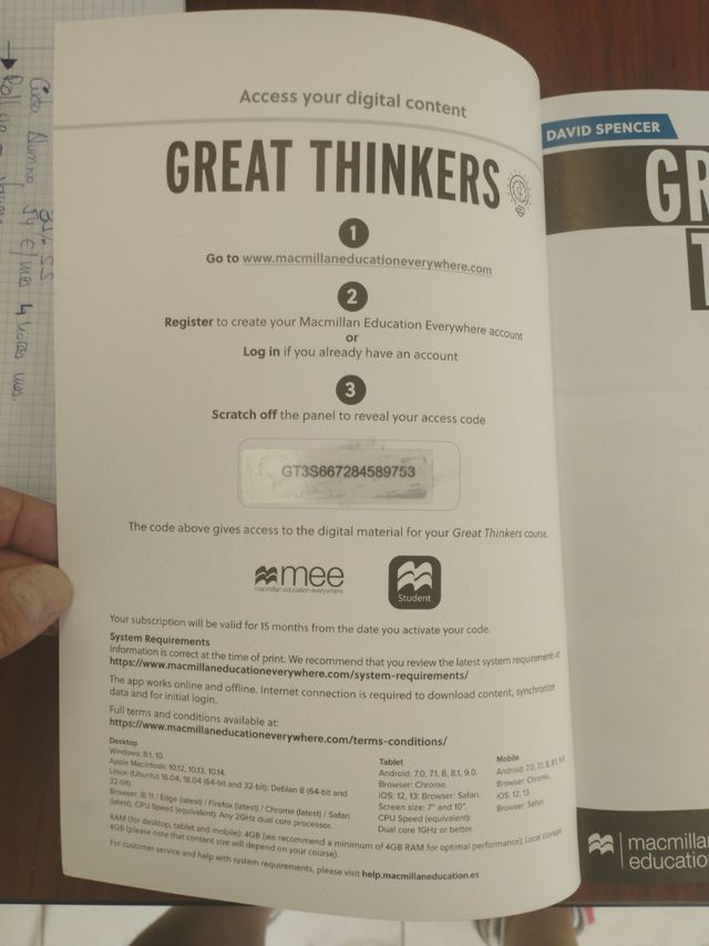 GREAT THINKERS B1 Student's and Digital Student's