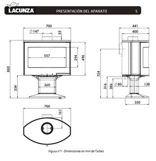 Lacunza Tarbes: Aquecedor a Lenha