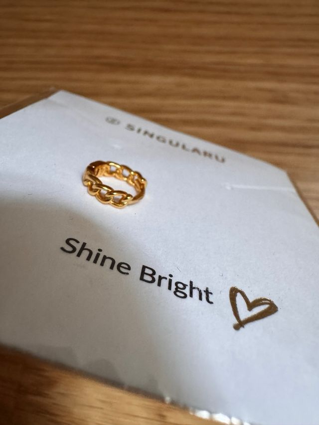 Pendientes Singularu. Plata 925 bañada en oro 18kt