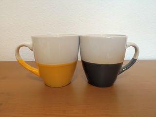 Set de Tazas: Amarilla y Azul