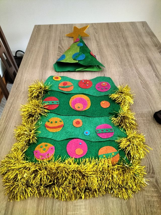 Disfraz Árbol Navidad - 5 piezas