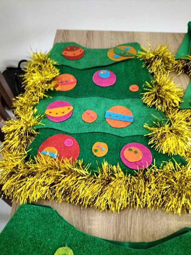 Disfraz Árbol Navidad - 5 piezas