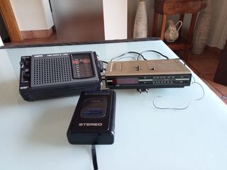 Conjunto 2 radios y una grabadora