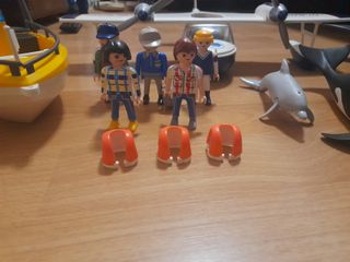 Playmobil: Barco, hidroavión & animales