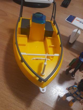 Playmobil: Barco, hidroavión & animales