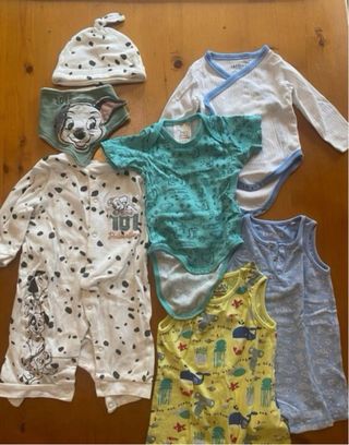 Lote ropa bebe verano 13 artic 3a6 meses 68cms