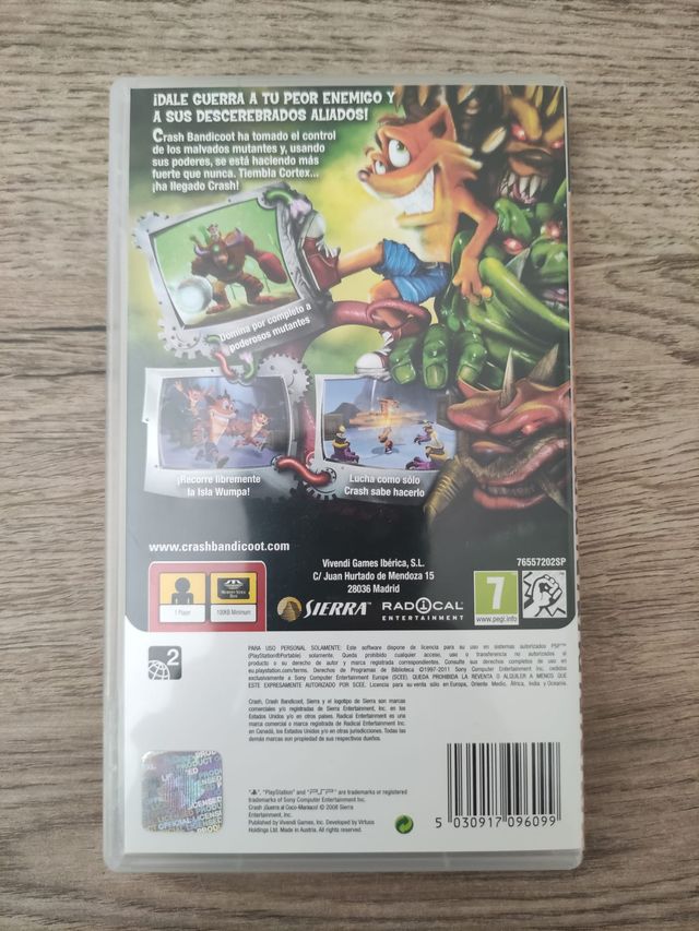 Crash Bandicoot: Mind over Mutant - PSP