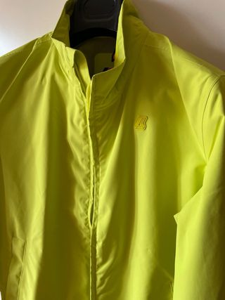 Giacca K-Way gialla L impermeabile Horace Bonded