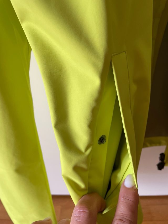 Giacca K-Way gialla L impermeabile Horace Bonded