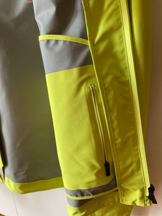 Giacca K-Way gialla L impermeabile Horace Bonded