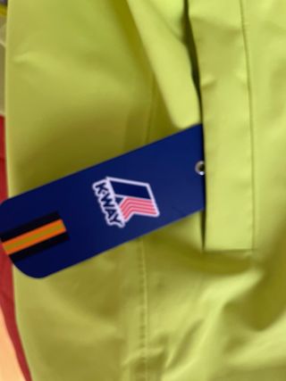 Giacca K-Way gialla L impermeabile Horace Bonded