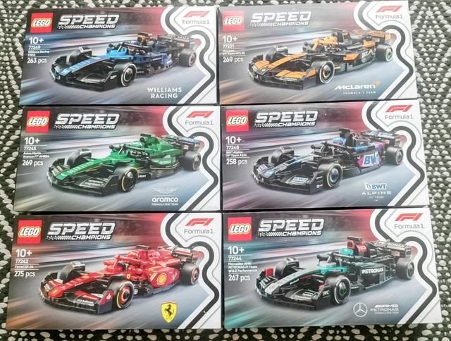 Lego Speed Champions F1 - 8 sets