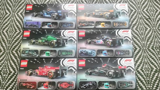 Lego Speed Champions F1 - 8 sets